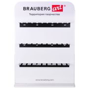 Стойка под масляные краски настольная BRAUBERG ART, акрил, 83х60х29см, 505928