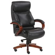 Кресло из натуральной кожи BRABIX PREMIUM «Infinity EX-707», дерево, черное, 531826