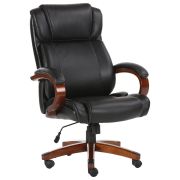 Кресло офисное BRABIX PREMIUM «Magnum EX-701», дерево, рециклированная кожа, черное, 531827
