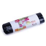 Мешки для мусора, 60 л, черные, в рулоне 20 шт., ПНД, 7 мкм, 60х70 см, эконом, КОНЦЕПЦИЯ БЫТА «ЭкоДом», 1749