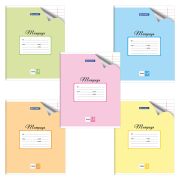 Тетрадь 12 л. BRAUBERG «ЭКО», линия, обложка плотная мелованная бумага, ПАСТЕЛЬНАЯ С УГОЛКОМ, 104507