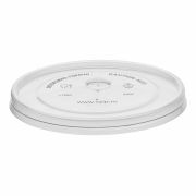 Крышка плоская для стакана «Bubble Cup», прозрачная, полипропилен, ВЗЛП, 3007П