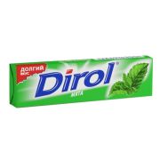 Жевательная резинка DIROL «Мята», 10 подушечек, 13,6 г, 26110