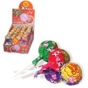 Карамель CHUPA CHUPS (Чупа-Чупс) «XXL Trio» с жевательной резинкой, ассорти, 29 г, 59609