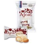 Конфеты АККОНД «Адель» с цельным миндалём, в кокосовой стружке, 500 г, 202171128360002