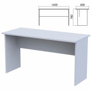 Стол письменный «Арго», 1400х600х760 мм, серый