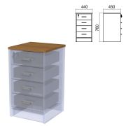 Крышка для тумбы приставной (АТ-05) «Арго», 440х450х22 мм, орех