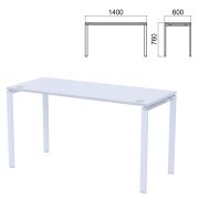 Столешница стола на металлокаркасе «Арго», 1400х600х760 мм, серая