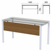 Царга к столам на металлокаркасе «Арго», шириной 1400 мм, орех