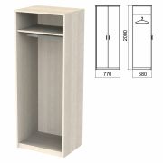 Шкаф (каркас) для одежды «Арго», 770х580х2000 мм, ясень шимо