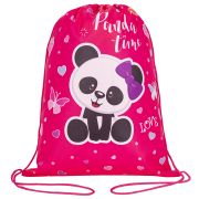 Мешок для обуви ПИФАГОР, 1 отделение, 40х32 см, «Panda time», 271601