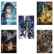 Альбом для рисования А4, 30 листов, спираль, обложка картон, HATBER, 205х300 мм, «Атака Титанов» (микс), 30А4Всп