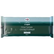 Пластилин скульптурный Гамма «Студия», оливковый, мягкий, 1кг, пакет