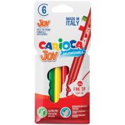 Фломастеры Carioca «Joy», 06цв., смываемые, картон, европодвес