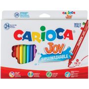 Фломастеры Carioca «Joy», 24цв., смываемые, картон, европодвес