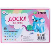 Доска для лепки СТАММ, А4, пластиковая, белая