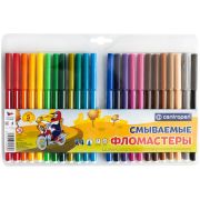 Фломастеры Centropen «Washable», 24цв., смываемые, блистер