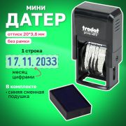 Датер ленточный Trodat 4810 Bank, пластик, 1стр., 3,8мм, банк (82499)
