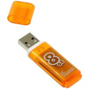 Память Smart Buy «Glossy»  8GB, USB 2.0 Flash Drive, оранжевый
