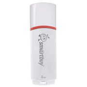 Память Smart Buy «Crown»  4GB, USB 2.0 Flash Drive, белый