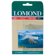 Фотобумага А6 (100*150) для стр. принтеров Lomond, 230г/м2 (50л) глянцевая односторонняя