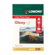 Фотобумага А4 для стр. принтеров Lomond, 230г/м2 (50л) глянцевая односторонняя