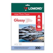 Фотобумага А3 для стр. принтеров Lomond, 200г/м2 (50л) глянцевая односторонняя