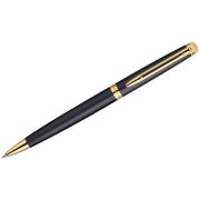 Ручка шариковая Waterman «Hemisphere Matt Black GT» синяя, 1,0мм, подарочная упаковка