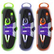 Готовальня Berlingo «Optimum», 2 предмета, циркуль 135мм, пластиковый футляр