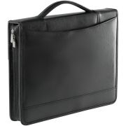 Папка деловая OfficeSpace «Mars» комбинир. кожзам, полиэстер, на молнии, с ручкой