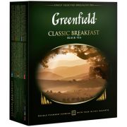 Чай Greenfield «Classic Breakfast», черный, 100 фольг. пакетиков по 2г