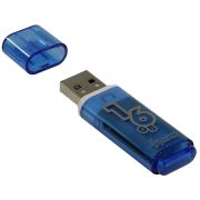 Память Smart Buy «Glossy»  16GB, USB 2.0 Flash Drive, голубой