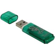Память Smart Buy «Glossy»  32GB, USB 2.0 Flash Drive, зеленый