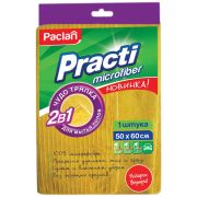Тряпка для мытья пола Paclan «Practi Micro» микрофибра, 50*60см, европодвес