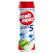 Средство чистящее Пемолюкс «Сода 5. Яблоко», порошок, 480г