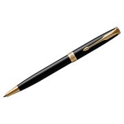 Ручка шариковая Parker «Sonnet Black Lacquer GT» черная, 1,0мм, поворот., подарочная упаковка