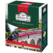 Чай Ahmad Tea «Английский завтрак», черный, 100 фольг. пакетиков по 2г