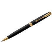 Ручка шариковая Parker «Sonnet Matte Black GT» черная, 1,0мм, поворот., подарочная упаковка