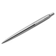 Ручка шариковая Parker «Jotter Stainless Steel CT» синяя, 1,0мм, кнопочн., подарочная упаковка