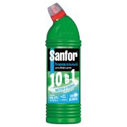Чистящее средство для сантехники Sanfor «Universal 10в1. Морской бриз», гель с хлором, 750мл