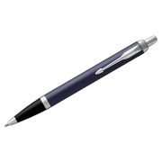 Ручка шариковая Parker «IM Matte Blue CT» синяя, 1,0мм, кнопочн., подарочная упаковка