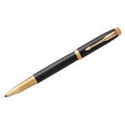 Ручка-роллер Parker «IM Premium Black/Gold GT» черная, 0,8мм, подарочная упаковка