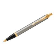 Ручка шариковая Parker «IM Brushed Metal GT» синяя, 1,0мм, кнопочн., подарочная упаковка