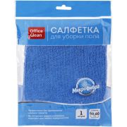 Тряпка для мытья пола OfficeClean «Премиум», микрофибра, 50*60см, индивид. упаковка