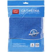 Тряпка для мытья пола OfficeClean «Премиум», микрофибра, 70*80см, индивид. упаковка