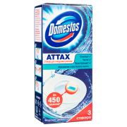 Стикер для очищения унитаза Domestos «Морская свежесть», 3*10г, картонная коробка