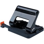 Дырокол энергосберегающий Berlingo «Smart Technology» 15л., металлический, фиксатор, линейка, черный