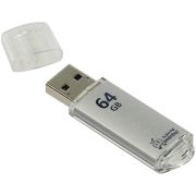 Память Smart Buy «V-Cut» 64GB, USB 3.0 Flash Drive, серебристый (металл. корпус )