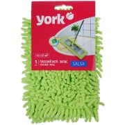Насадка МОП для швабры York «Salsa», микрофибра, плоский МОП, 388*90мм (для кода 260603)