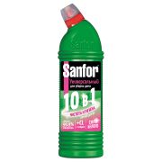 Чистящее средство для сантехники Sanfor «Universal 10в1. Летний дождь», гель с хлором, 1л
